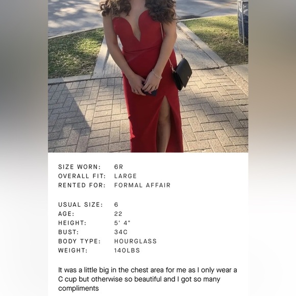 NWT Red Aidan by Aidan Mattox Deep V Sweetheart Strapless Gown Dress - Picture 5 of 13